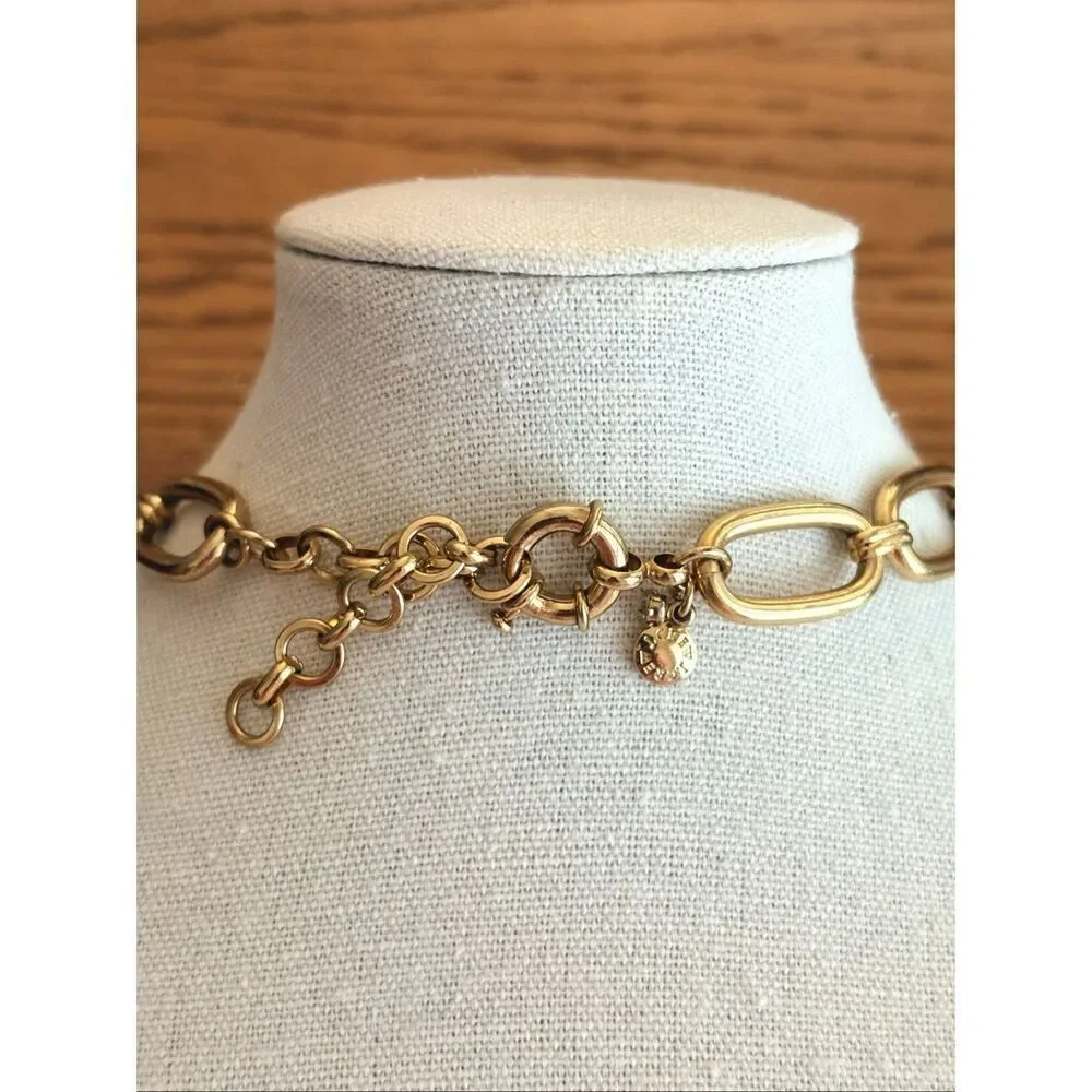 J.Crew | Chunky Oval Link Statement Necklace | 18” Adjustable